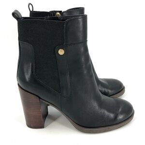 Tommy Hilfiger Britton Ankle Boots Womens 8 Leather Chelsea Booties Boho Capsule